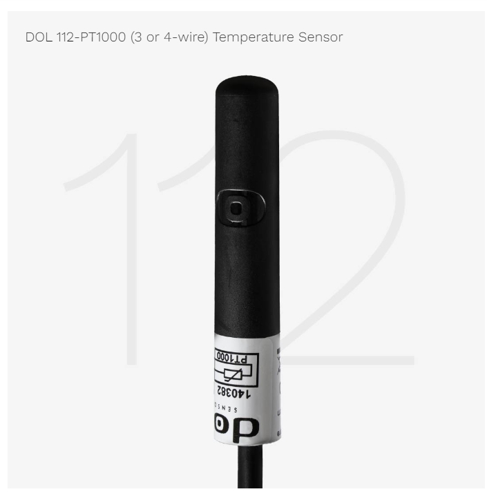 DOL 112-PT1000 (3 or 4-wire) Temperature Sensor